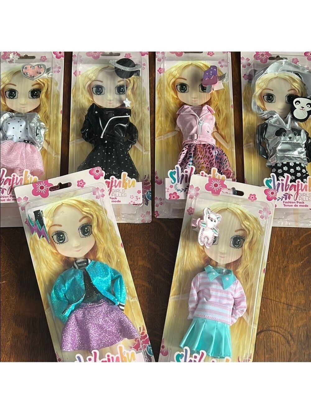 New Shibajuku Girls Fashion Doll Outfits Set